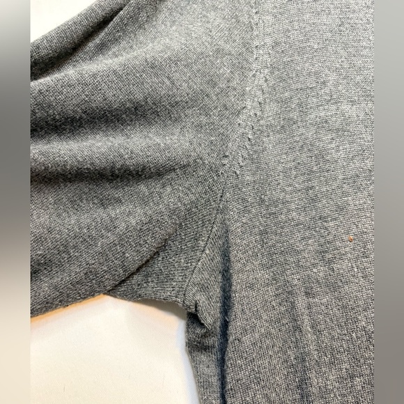 INC International Concepts Charcoal V-Neck asymmetrical Women's Top - Picture 3 of 7